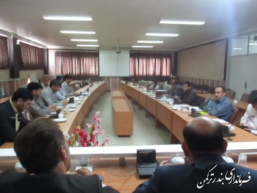 جلسه هماهنگی راهکارهای توسعه شهرستان ترکمن برگزار شد