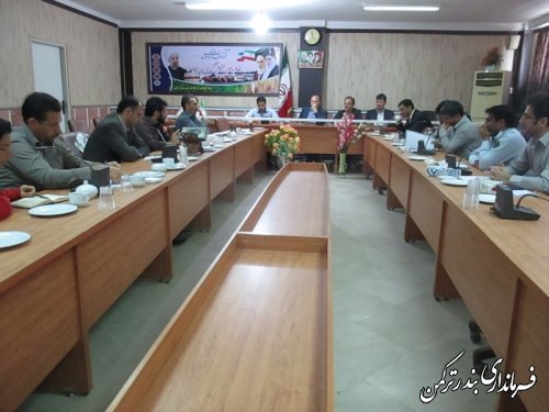 جلسه هماهنگی راهکارهای توسعه شهرستان ترکمن برگزار شد