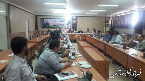 جلسه هماهنگی هفته دولت شهرستان ترکمن تشکیل شد
