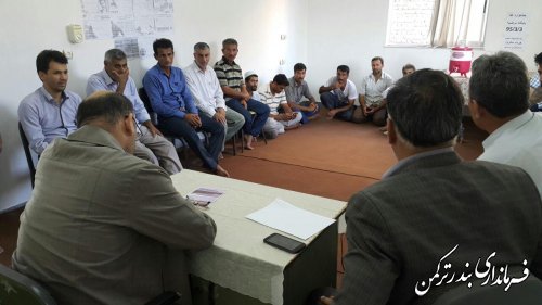 جلسه هماهنگی تشکیل شورای ورزشی در روستای قره سو