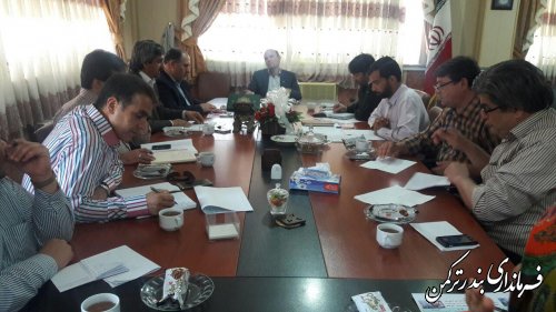 جلسه میثاق نامه قطب صنایع تبدیلی (اقتصاد مقاومتی) شهرستان ترکمن برگزار شد