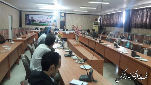 اولین جلسه شورای حفاظت از منابع آب شهرستان ترکمن برگزار شد