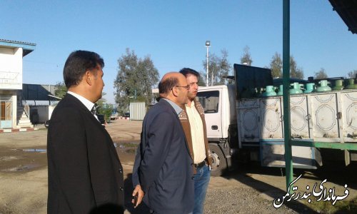 بازدید فرماندار از شرکت توزیع گاز مایع ارسا گاز