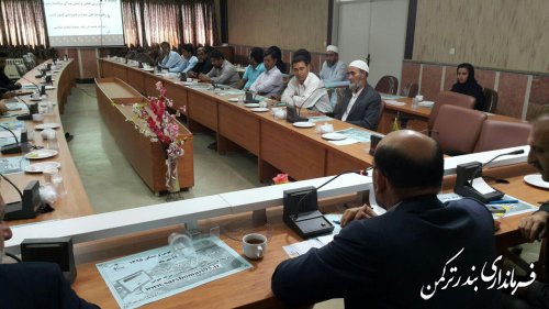 جلسه هماهنگی ستاد سرشماری عمومی نفوس و مسکن شهرستان ترکمن برگزار شد  