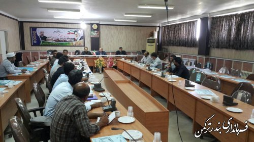 جلسه هماهنگی ستاد سرشماری عمومی نفوس و مسکن شهرستان ترکمن برگزار شد  