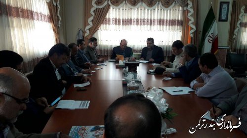 اولین جلسه کمیسیون اجرایی کنترل و ساماندهی اتباع غیر قانونی شهرستان ترکمن برگزار شد