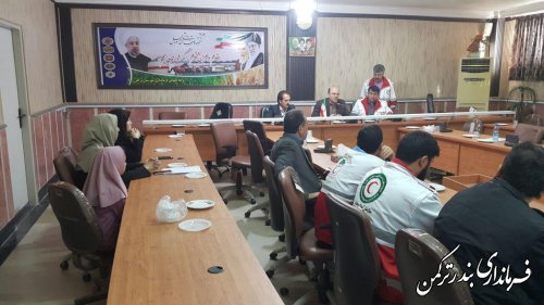 برگزاری دوره آموزش ضمن‌خدمت پدافند غیرعامل درشهرستان ترکمن