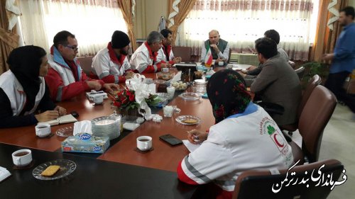برگزاری جلسه خانه های هلال روستایی شهرستان ترکمن