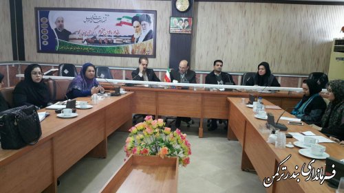 برگزاری جلسه گروه کاری اشتغال بانوان و مشاغل خانگی شهرستان ترکمن