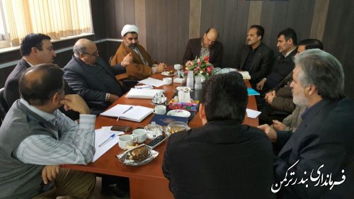برگزاری جلسه کمیته فرهنگی صید و صیادی غیر مجاز در  شهرستان ترکمن