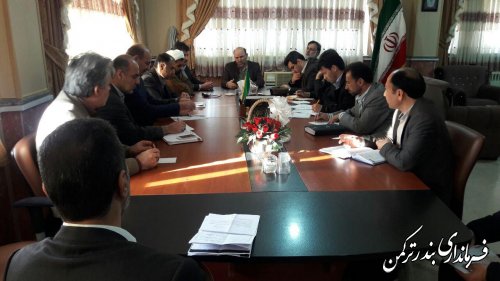 برگزاری جلسه کارگروه مواد مخدر شهرستان ترکمن