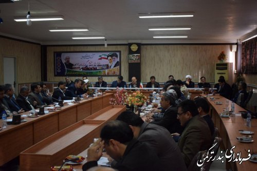 برگزاری دهمین جلسه شورای اداری شهرستان ترکمن