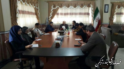 اولین جلسه ستاد انتخابات شهرستان ترکمن برگزار شد