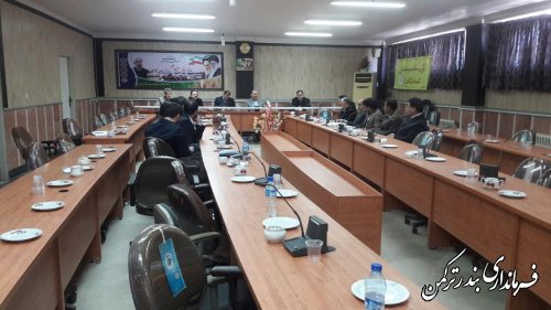 هفتمین جلسه کارگروه سلامت و امنیت غذایی شهرستان ترکمن برگزار شد
