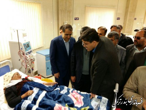 کلینیک تخصصی و فوق تخصصی و بخش دیالیز بیمارستان امام خمینی (ره)  شهرستان ترکمن افتتاح شد