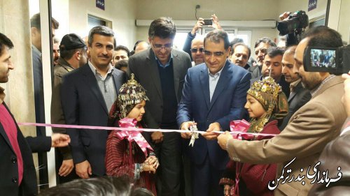 کلینیک تخصصی و فوق تخصصی و بخش دیالیز بیمارستان امام خمینی (ره)  شهرستان ترکمن افتتاح شد