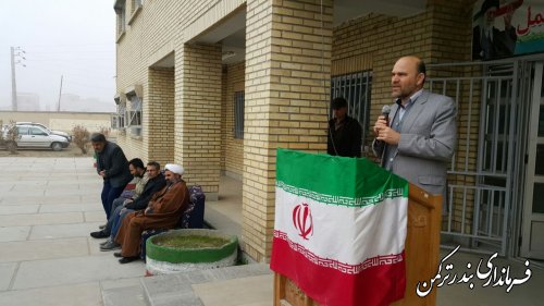 برگزاری جشن انقلاب در هنرستان شهید قدس شهرستان ترکمن