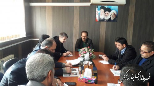 سومین جلسه ستاد تسهیلات خدمات نوروزی شهرستان ترکمن برگزار شد