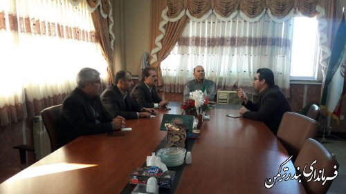 جلسه هماهنگی گازرسانی کلینیک تخصصی و فوق تخصصی شهرستان ترکمن برگزار شد