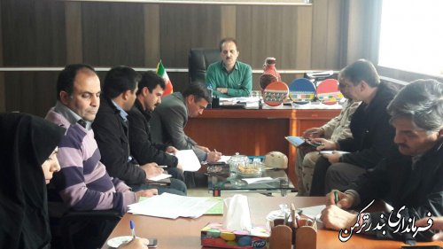 چهارمین جلسه ستاد تسهیلات خدمات نوروزی شهرستان ترکمن برگزار شد