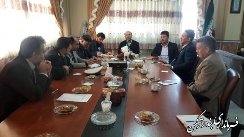 تشکیل جلسه هماهنگی برگزاری جشن نیکوکاری شهرستان ترکمن
