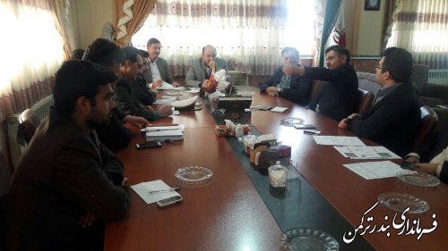 برگزاری جلسه شورای ترافیک شهرستان ترکمن