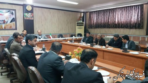جلسه شورای برنامه ریزی شهرستان ترکمن برگزار شد