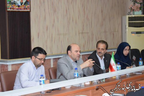 اولین جلسه  کمیته اطلاع رسانی انتخابات شهرستان ترکمن  برگزار شد