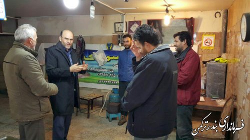 بازدید فرماندار از بازار ماهی فروشان شهرستان