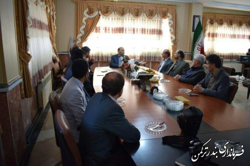 دیدار نوروزی مدیرعامل شرکت آب منطقه ای استان گلستان با فرماندار ترکمن