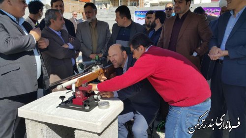 افتتاح باشگاه تیر اندازی تفنگ بادی بنج رست شهرستان ترکمن