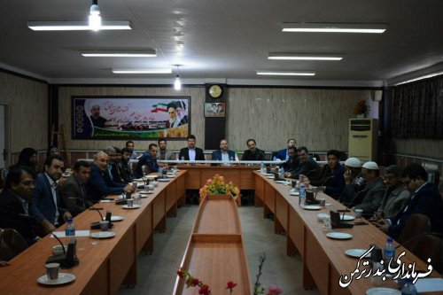 جلسه هماهنگی کاروان همه باهم در شهرستان ترکمن برگزار شد