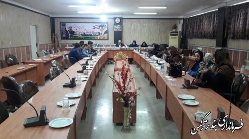 برگزاری اولین جلسه کارگروه امور بانوان و خانواده شهرستان ترکمن 