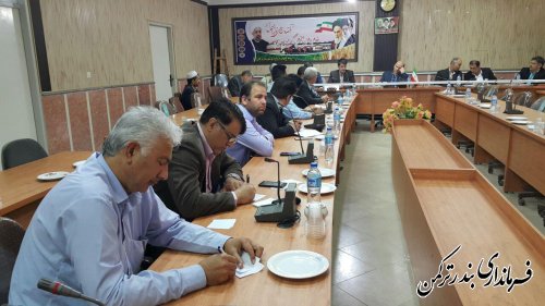 برگزاری جلسه  شورای کشاورزی شهرستان ترکمن