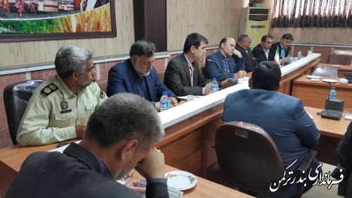 برگزاری جلسه  شورای کشاورزی شهرستان ترکمن
