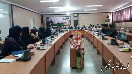 برگزاری مراسم تکریم و معارفه رئیس کتابخانه عمومی شهرستان ترکمن 