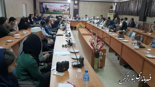 دومین جلسه آموزشی و توجیهی اعضای شعب اخذ رای شهرستان ترکمن برگزار شد