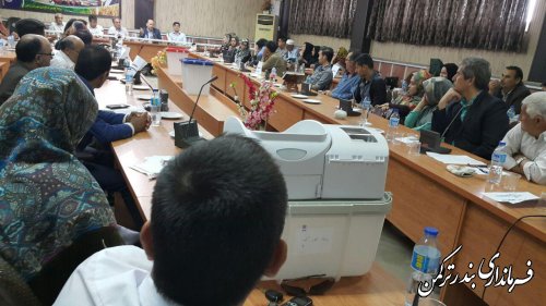 دومین جلسه آموزشی و توجیهی اعضای شعب انتخابات شهرستان ترکمن برگزار شد