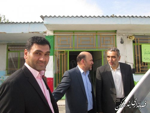 بازدید معاون عمرانی وزارت آموزش و پرروش از اردوگاه دانش آموزی جزیره آشوراده شهرستان ترکمن