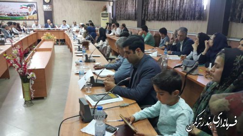 برگزاری چهارمین جلسه آموزشی و توجیهی اعضای شعب اخذ رای شهرستان ترکمن