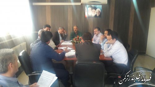 جلسه بررسی مشکلات تصفیه خانه شهرستان ترکمن برگزار شد