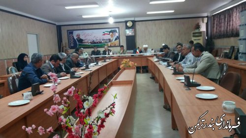 جلسه شورای کشاورزی شهرستان ترکمن برگزار شد