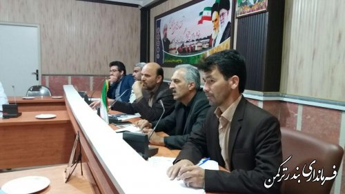 جلسه شورای فرعی مبارزه با مواد مخدر شهرستان ترکمن برگزار شد