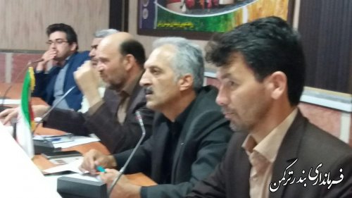 جلسه شورای فرعی مبارزه با مواد مخدر شهرستان ترکمن برگزار شد