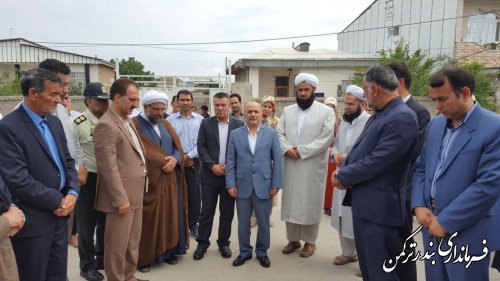 مرکز اورژانس اجتماعی شهرستان ترکمن افتتاح شد