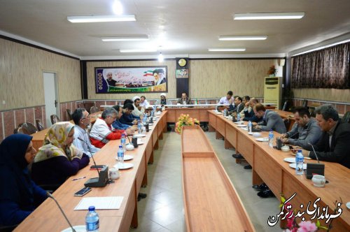 چهارمین جلسه کارگروه تخصصی اجتماعی و فرهنگی شهرستان ترکمن تشکیل شد
