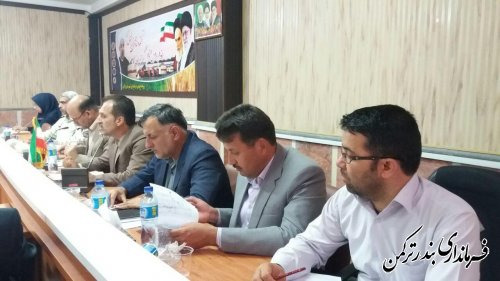 جلسه هماهنگی گرامیداشت هفته دولت سال ۹۶ شهرستان ترکمن تشکیل شد