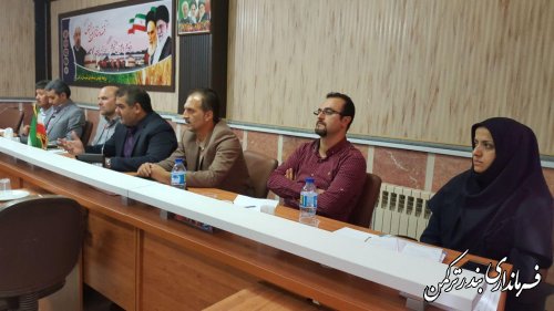 جلسه ستاد ساماندهی اتباع غیرمجاز شهرستان ترکمن تشکیل شد