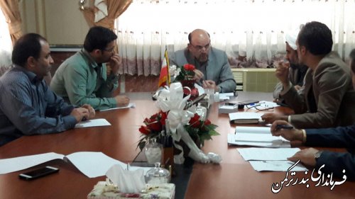 دومین جلسه هماهنگی ستاد گرامیداشت هفته دولت شهرستان ترکمن تشکیل شد