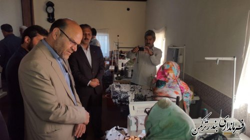طرح های اشتغالزایی کمیته امداد شهرستان ترکمن افتتاح شد